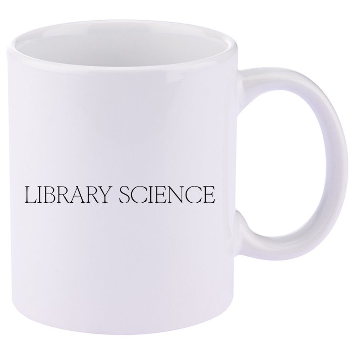 Kaia Gerber Library Science 11oz C Handle Ceramic Mug