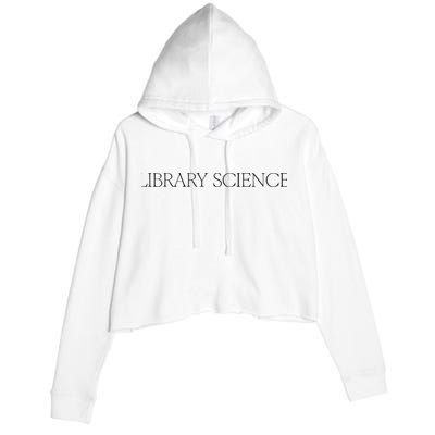Kaia Gerber Library Science Crop Fleece Hoodie