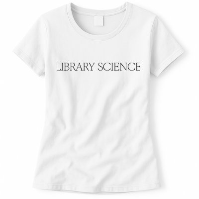 Kaia Gerber Library Science Womens T-Shirt