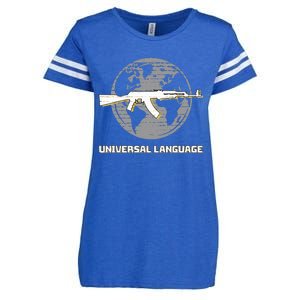 Kalashnikov Gun Lover Ak47 Assault Rifle Gun Enza Ladies Jersey Football T-Shirt