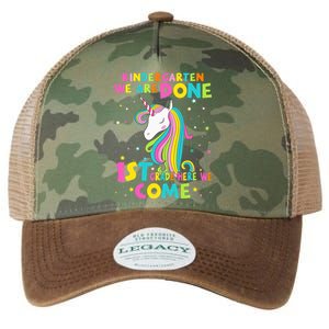 Kindergarten Graduation Magical Unicorn Gift Legacy Tie Dye Trucker Hat