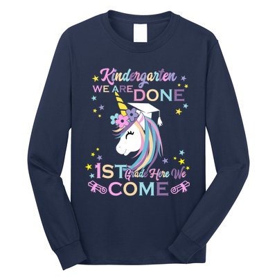 Kindergarten Graduation Magical Unicorn Long Sleeve Shirt