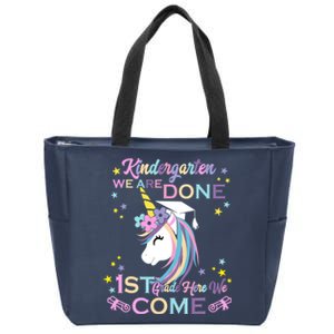 Kindergarten Graduation Magical Unicorn Zip Tote Bag