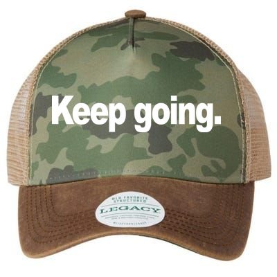 Keep Going Motivation Legacy Tie Dye Trucker Hat