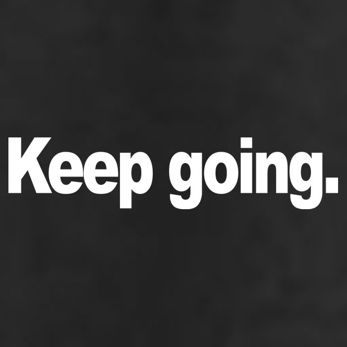 Keep Going Motivation 7 Panel Mesh Trucker Snapback Hat