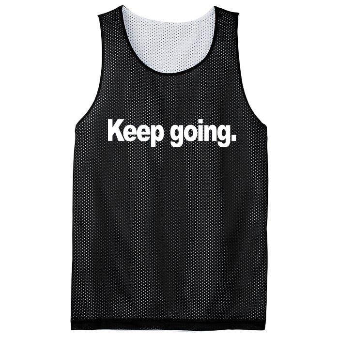 Keep Going Motivation Mesh Reversible Basketball Jersey Tank