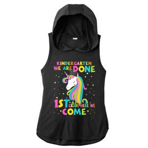 Kindergarten Graduation Magical Unicorn Gift Ladies PosiCharge Tri-Blend Wicking Draft Hoodie Tank