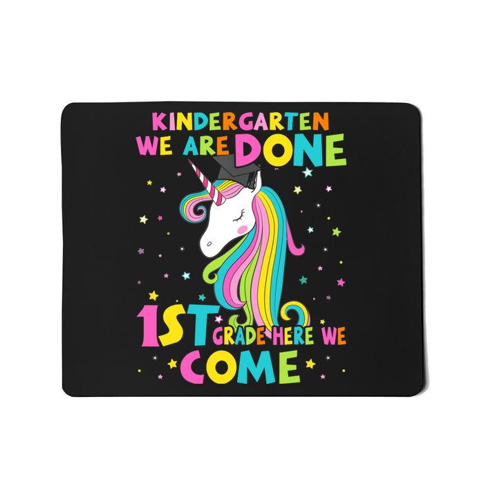 Kindergarten Graduation Magical Unicorn Gift Mousepad