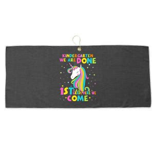 Kindergarten Graduation Magical Unicorn Gift Large Microfiber Waffle Golf Towel