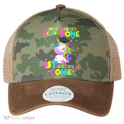 Kindergarten Graduation Magical Unicorn For Girls Graduate Legacy Tie Dye Trucker Hat