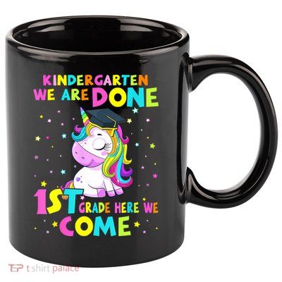 Kindergarten Graduation Magical Unicorn For Girls Graduate 11oz C Handle Ceramic Mug