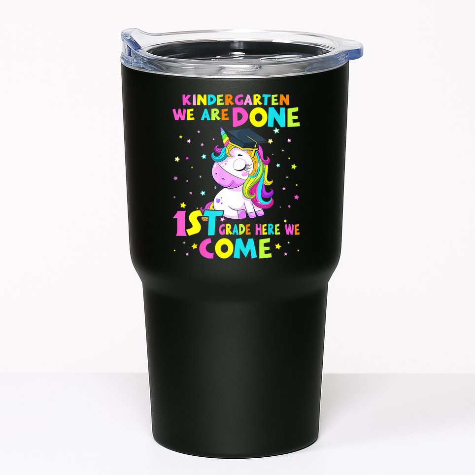 Kindergarten Graduation Magical Unicorn For Girls Graduate Tumbler