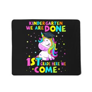 Kindergarten Graduation Magical Unicorn For Girls Graduate Mousepad