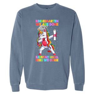 Kindergarten Graduation Magical Unicorn Gift Gift Garment-Dyed Sweatshirt