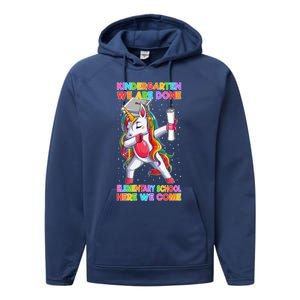 Kindergarten Graduation Magical Unicorn Gift Gift Performance Fleece Hoodie