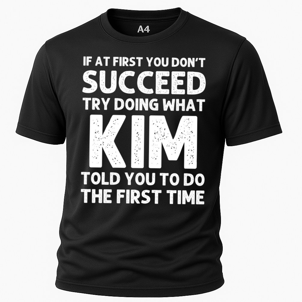 Kim Gift Name Personalized Birthday Funny Christmas Joke Gift Cooling Performance Crew T-Shirt