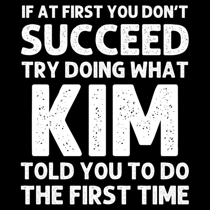 Kim Gift Name Personalized Birthday Funny Christmas Joke Gift Cooling Performance Crew T-Shirt