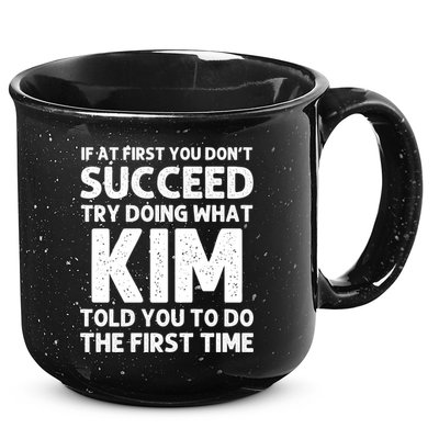 Kim Gift Name Personalized Birthday Funny Christmas Joke Gift 15oz Campfire Ceramic Mug