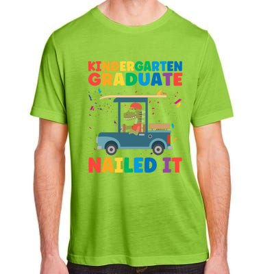 Kindergaten Graduate Nailed It 1St Grade Gift Adult ChromaSoft Performance T-Shirt