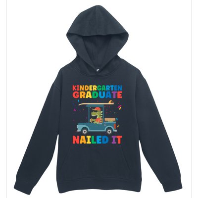 Kindergaten Graduate Nailed It 1St Grade Gift Urban Pullover Hoodie