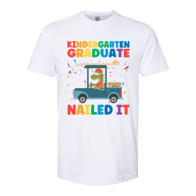 Kindergaten Graduate Nailed It 1St Grade Gift Softstyle CVC T-Shirt