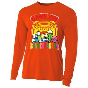 Kindergarten Game On Kindergarten Great Gift Cooling Performance Long Sleeve Crew