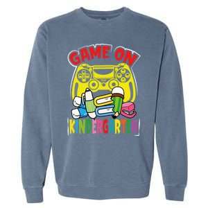 Kindergarten Game On Kindergarten Great Gift Garment-Dyed Sweatshirt