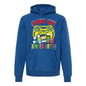 Kindergarten Game On Kindergarten Great Gift Premium Hoodie