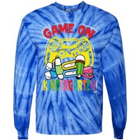 Kindergarten Game On Kindergarten Great Gift Tie-Dye Long Sleeve Shirt