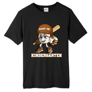 Kindergarten Game On Baseball Back To School Gift Tall Fusion ChromaSoft Performance T-Shirt