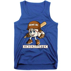 Kindergarten Game On Baseball Back To School Gift Tank Top