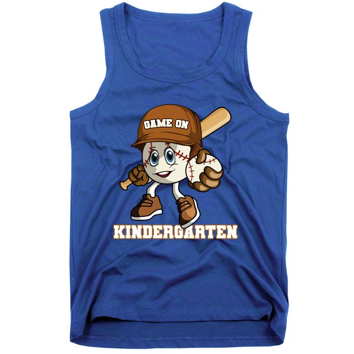 Kindergarten Game On Baseball Back To School Gift Tank Top