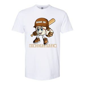 Kindergarten Game On Baseball Back To School Gift Softstyle CVC T-Shirt