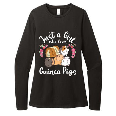 Kids Guinea Pig Just A Girl Who Loves Guinea Pigs Womens CVC Long Sleeve Shirt