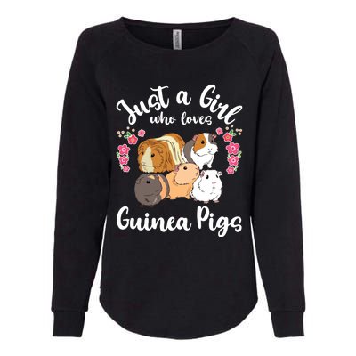 Kids Guinea Pig Just A Girl Who Loves Guinea Pigs Womens California Wash Sweatshirt