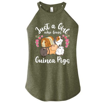 Kids Guinea Pig Just A Girl Who Loves Guinea Pigs Women's Perfect Tri Rocker Tank