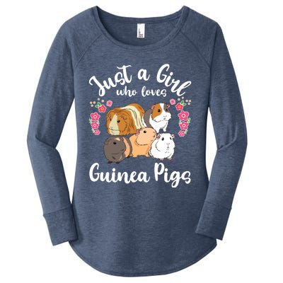 Kids Guinea Pig Just A Girl Who Loves Guinea Pigs Women's Perfect Tri Tunic Long Sleeve Shirt