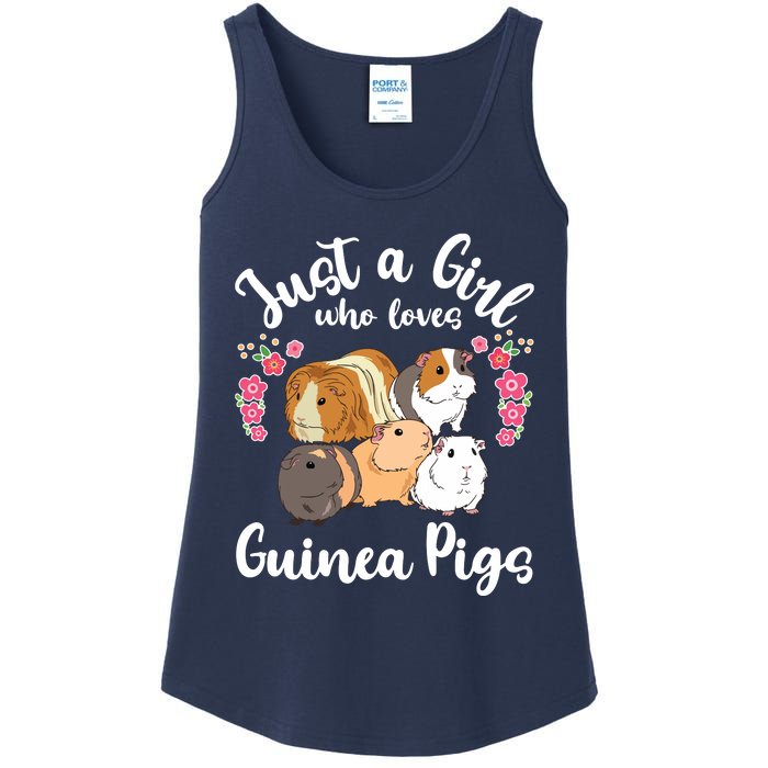 Kids Guinea Pig Just A Girl Who Loves Guinea Pigs Ladies Essential Tank