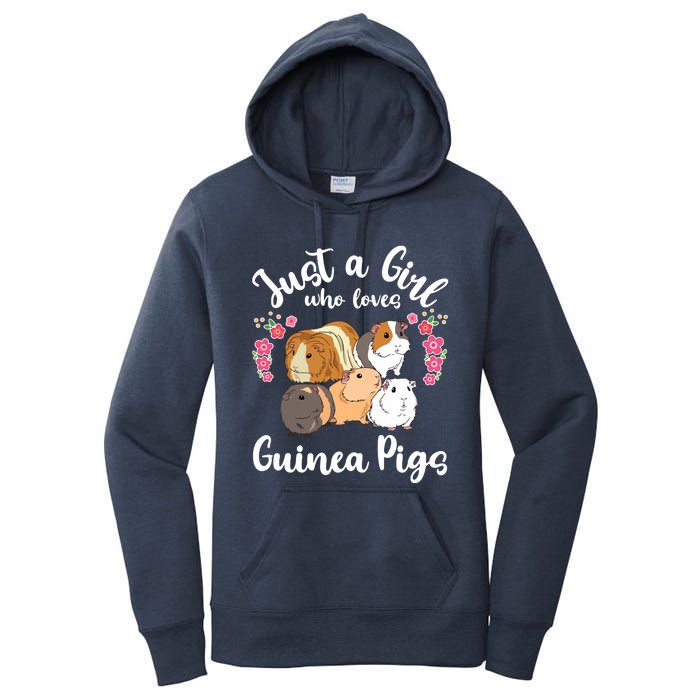 Kids Guinea Pig Just A Girl Who Loves Guinea Pigs Women's Pullover Hoodie