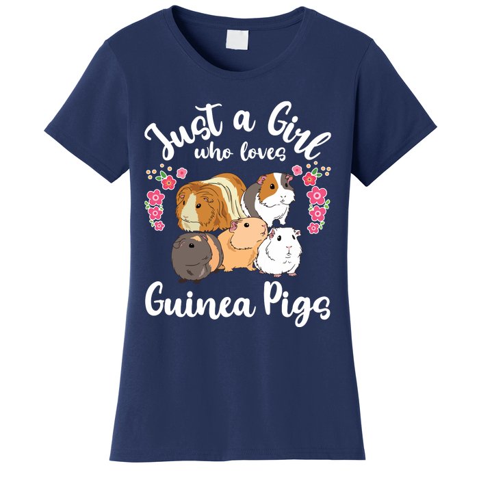 Kids Guinea Pig Just A Girl Who Loves Guinea Pigs Women's T-Shirt