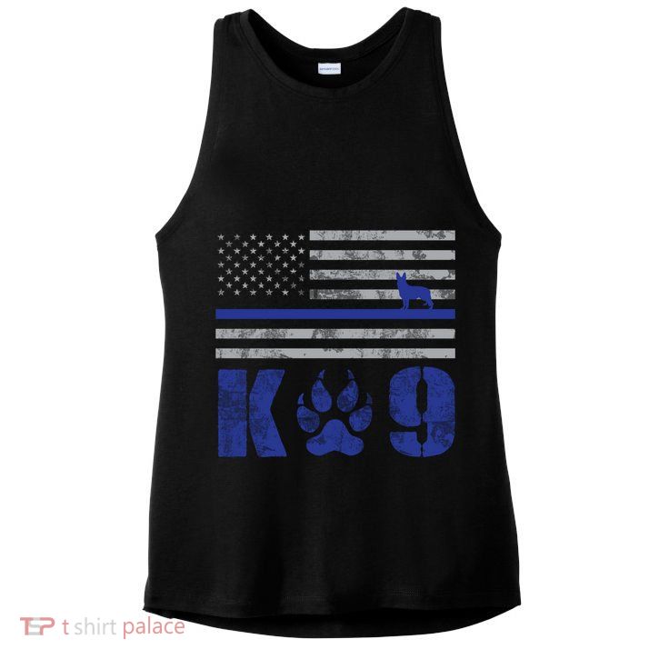 Kcute Gift9 Police Officer Leo Law Enforcement Ladies PosiCharge Tri-Blend Wicking Tank