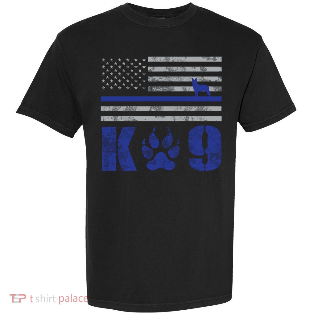 Kcute Gift9 Police Officer Leo Law Enforcement Garment-Dyed Heavyweight T-Shirt