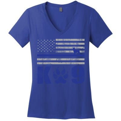 Kcute Gift9 Police Officer Leo Law Enforcement Women's V-Neck T-Shirt