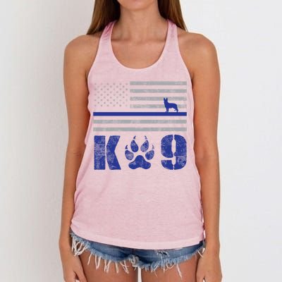 Kcute Gift9 Police Officer Leo Law Enforcement Women's Knotted Racerback Tank