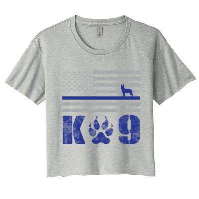 Kcute Gift9 Police Officer Leo Law Enforcement Women's Crop Top Tee