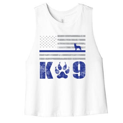 Kcute Gift9 Police Officer Leo Law Enforcement Women's Racerback Cropped Tank