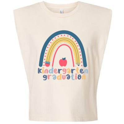 Kindergarten Graduation Rainbow Cute Garment-Dyed Women's Muscle Tee