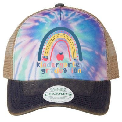 Kindergarten Graduation Rainbow Cute Legacy Tie Dye Trucker Hat
