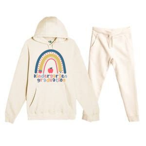 Kindergarten Graduation Rainbow Cute Premium Hooded Sweatsuit Set