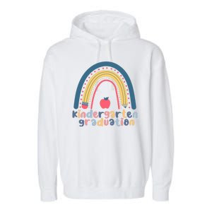 Kindergarten Graduation Rainbow Cute Garment-Dyed Fleece Hoodie